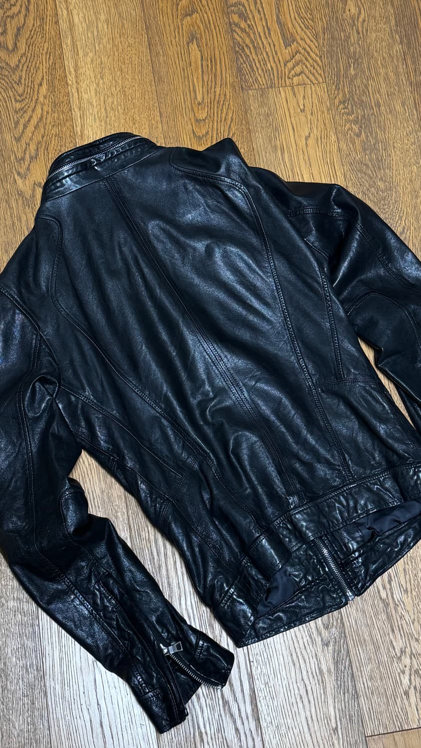 램스킨 바이커 자켓 아티잔 가죽 레더 상품이미지2