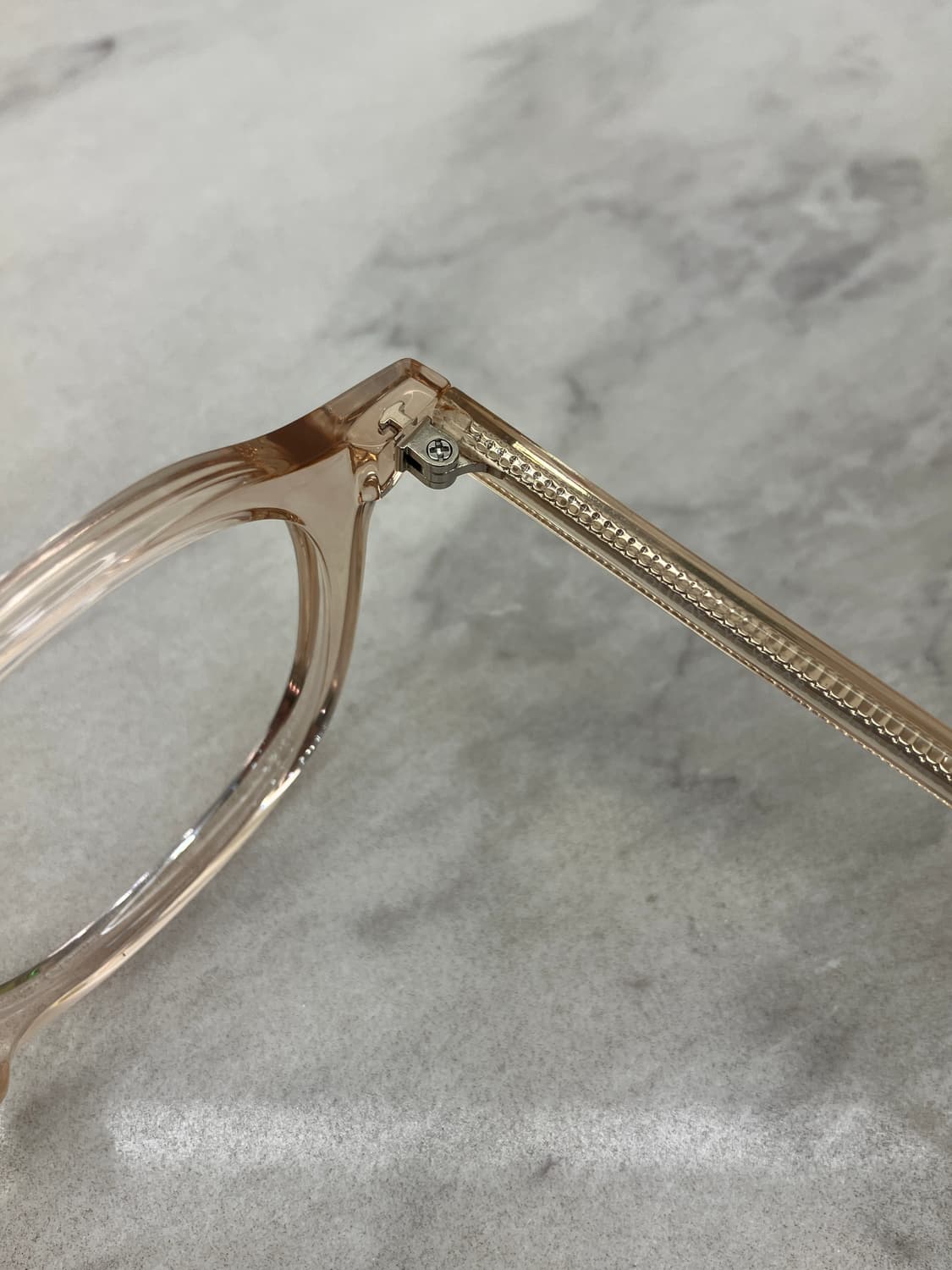 B53 HD 투명 연브라운 웰링턴 뿔테 안경6819 상품이미지3