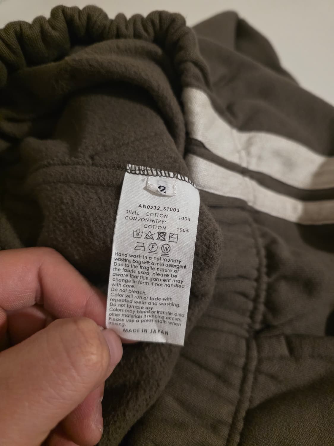 ANEI 아네이 스웻 팬츠 상품이미지4