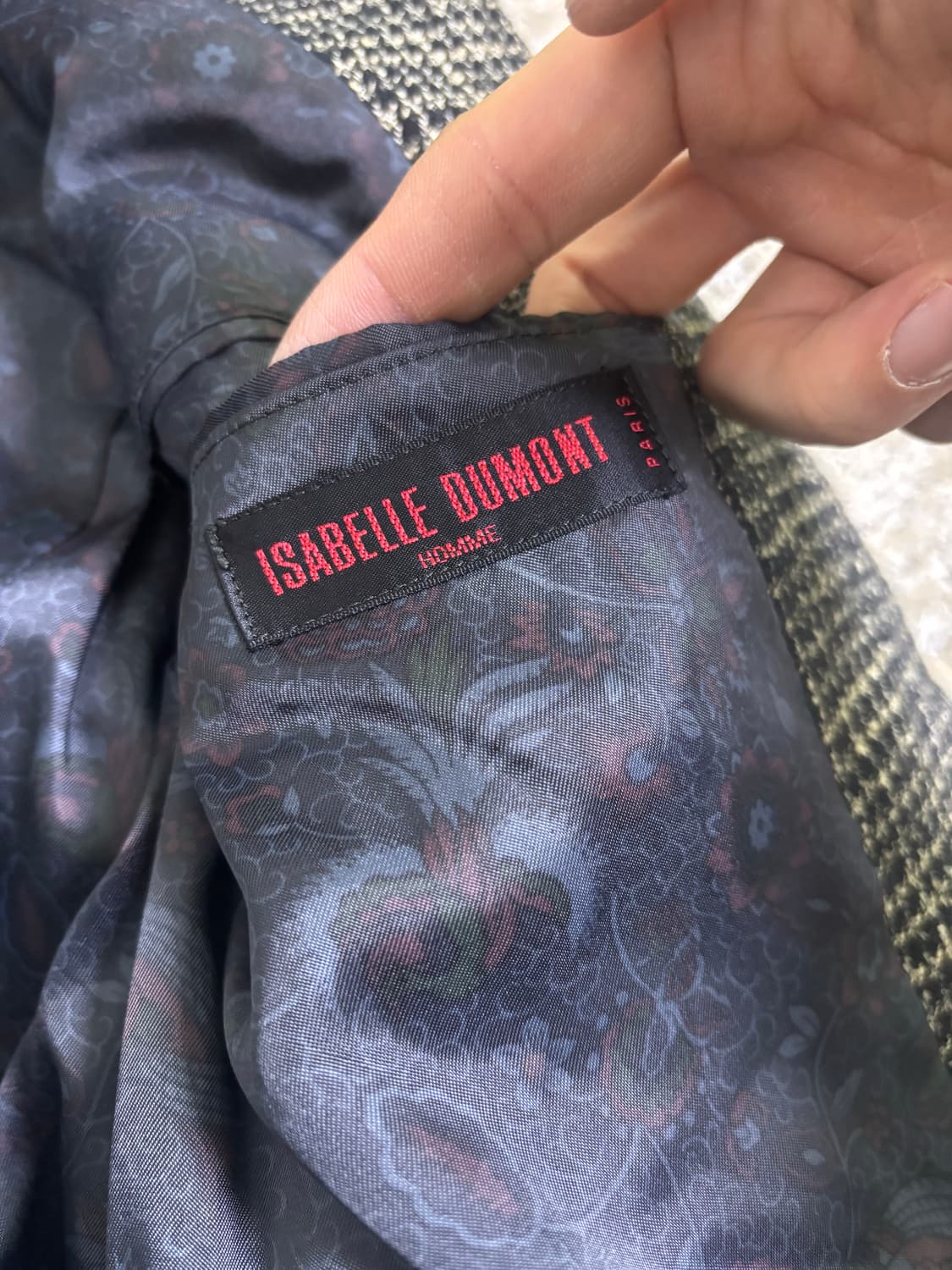 일본판 ISABELLA DUMONT HOMME 블레이저 사이즈 105 상품이미지3