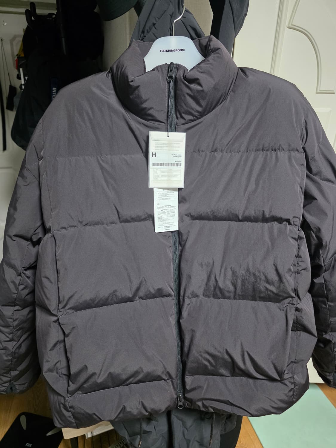 (3)해칭룸 4PK 다운푸퍼 패딩 다크버건디 상품이미지1