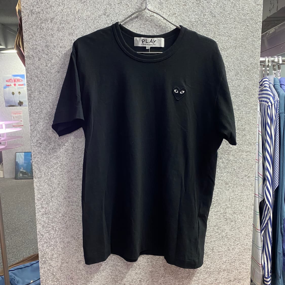 꼼데가르송 블랙와펜 블랙 쇼츠슬리브 B4641 상품이미지2