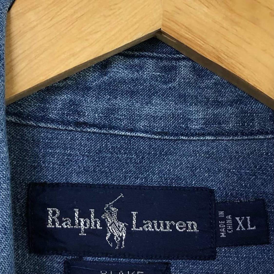 XL 폴로 데님 셔츠 상품이미지3