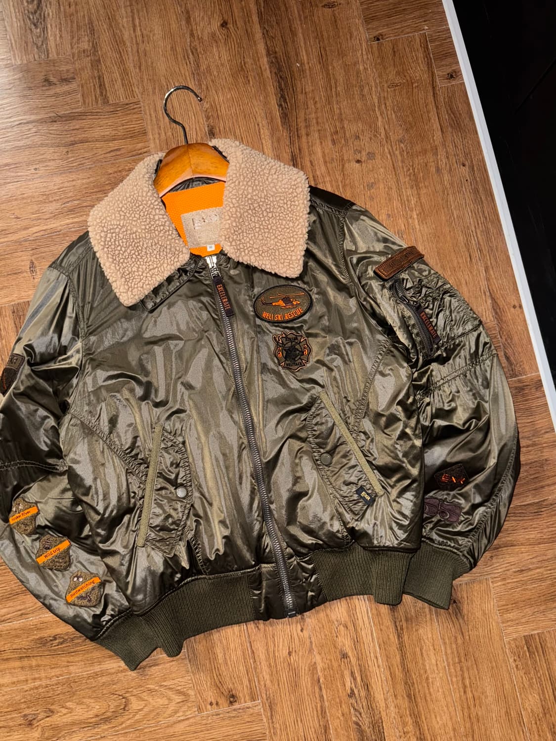 EXR 패치 항공점퍼 상품이미지1