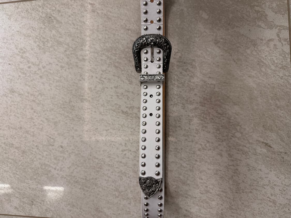 화이트 y2k 벨트 상품이미지1