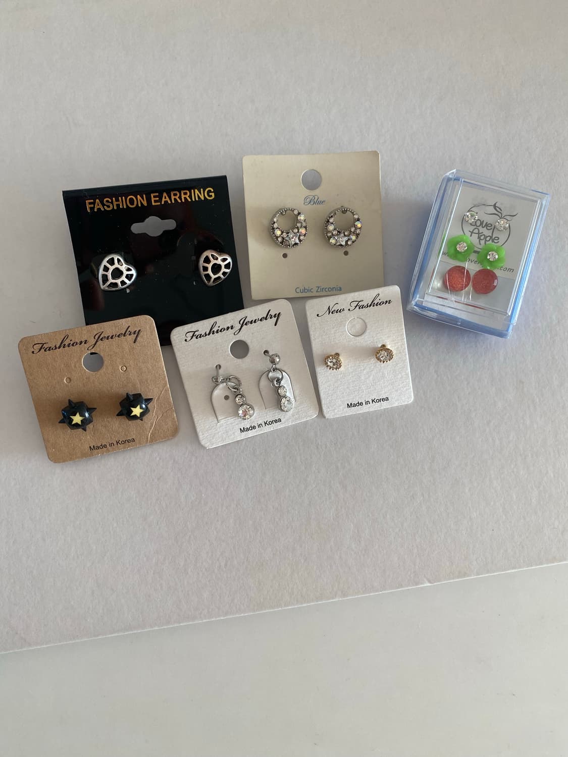 새상품 귀걸이 6종 세트 상품이미지1