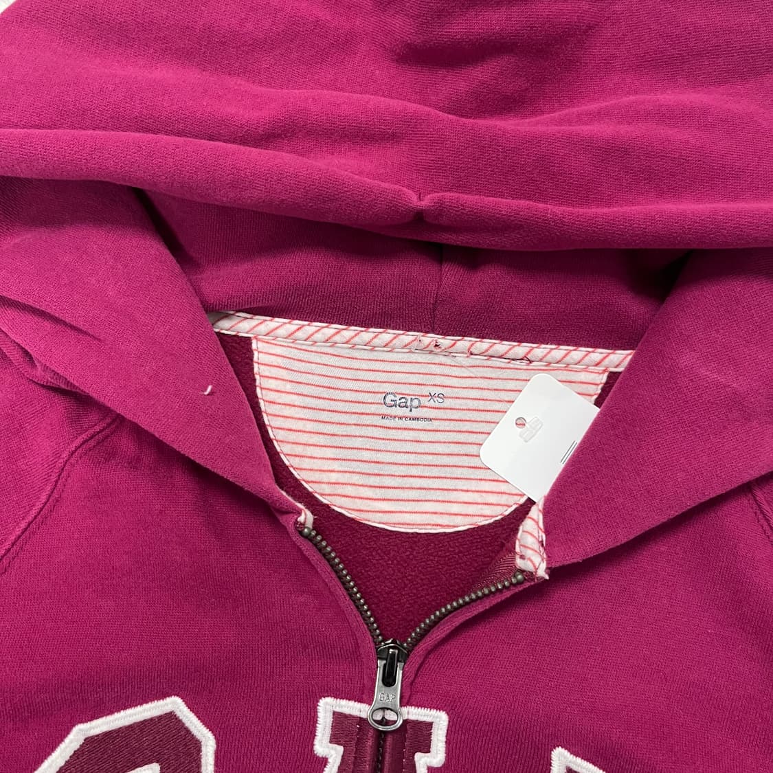 Gap magenta pink zip-up hoodie 상품이미지6