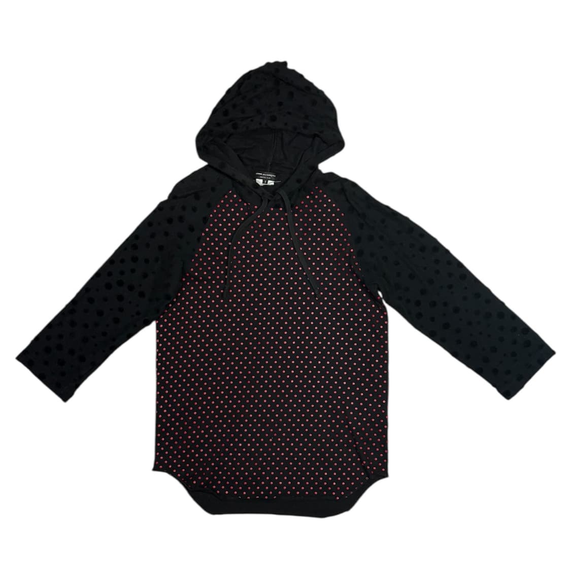 2011 꼼데가르송 레이어드 폴카 닷 후드티 스웨터 상품이미지2