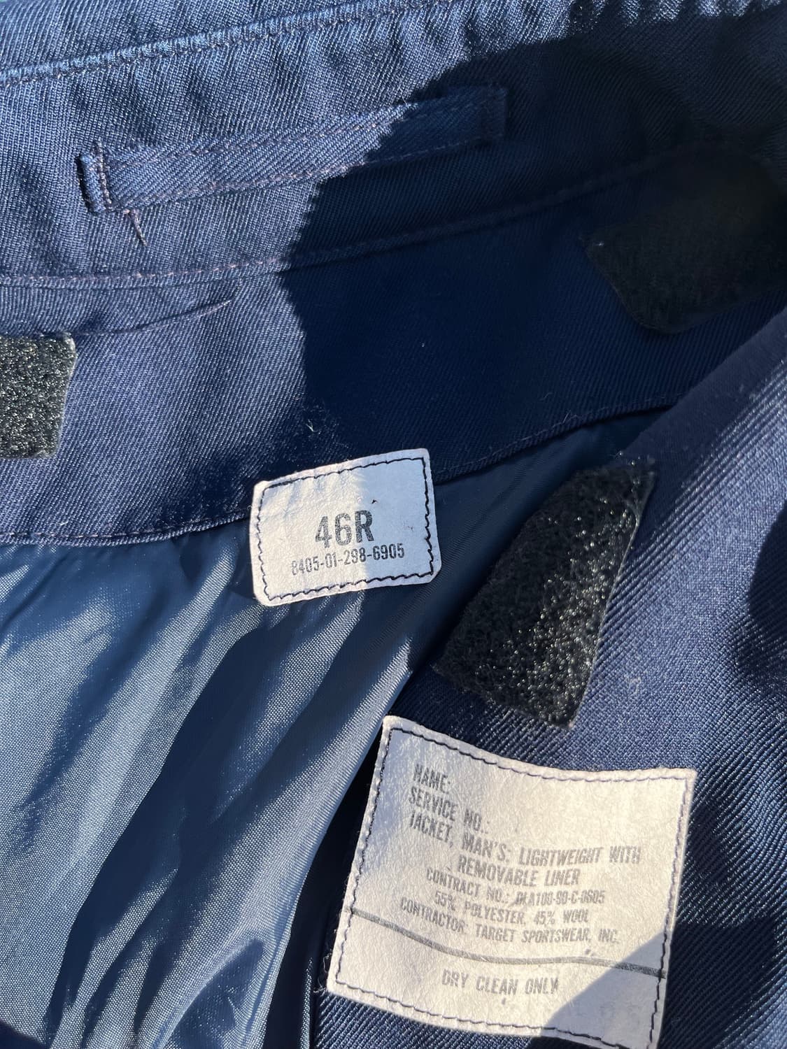 90s USAF lightweight jacket (46R) 상품이미지6