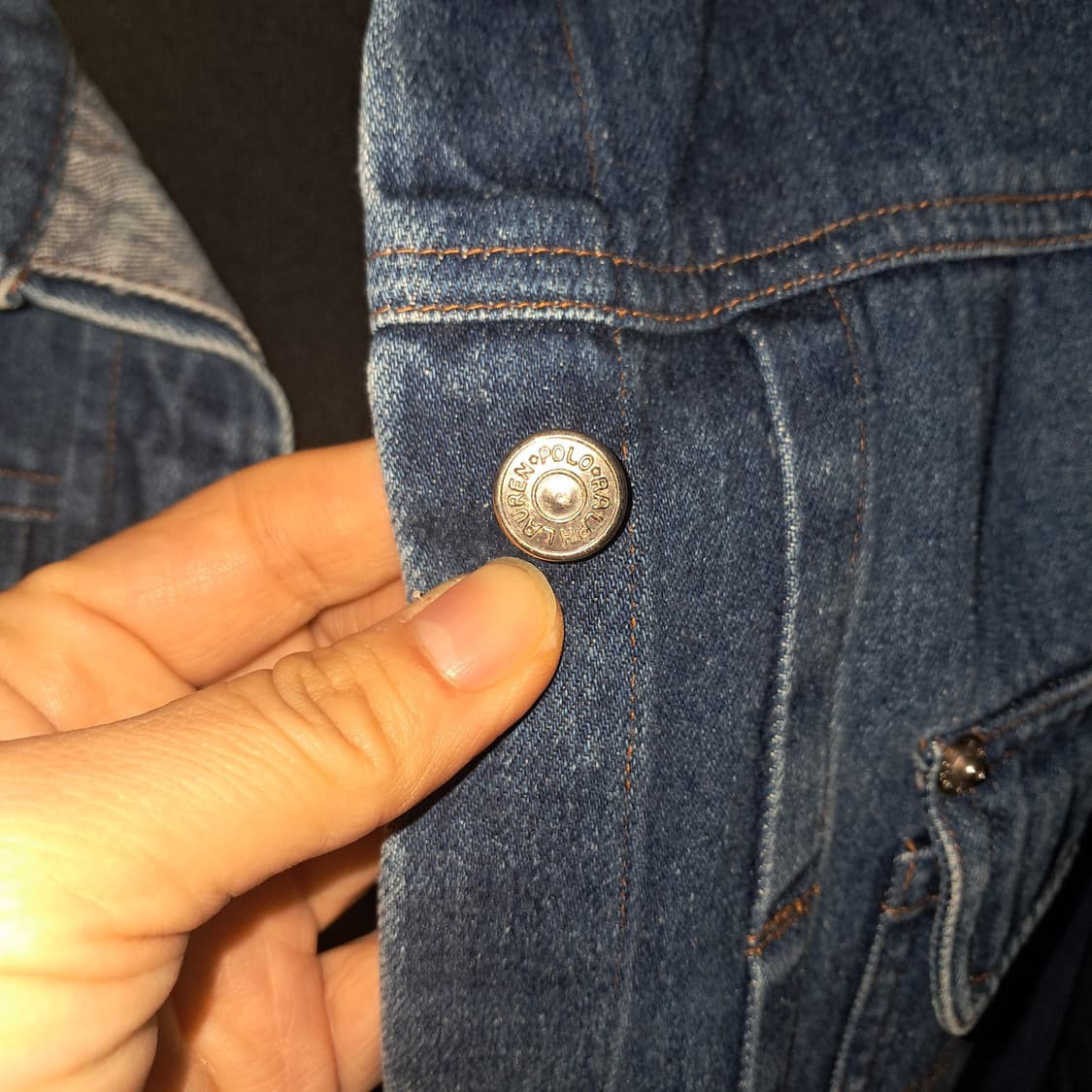 폴로랄프로렌 빈티지 데님셔츠 스타일 데님자켓 55~66 상품이미지7