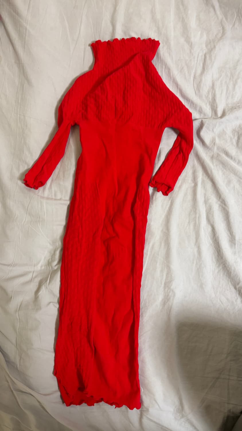 Postergirl 포스터걸 레드 미니 드레스 상품이미지3