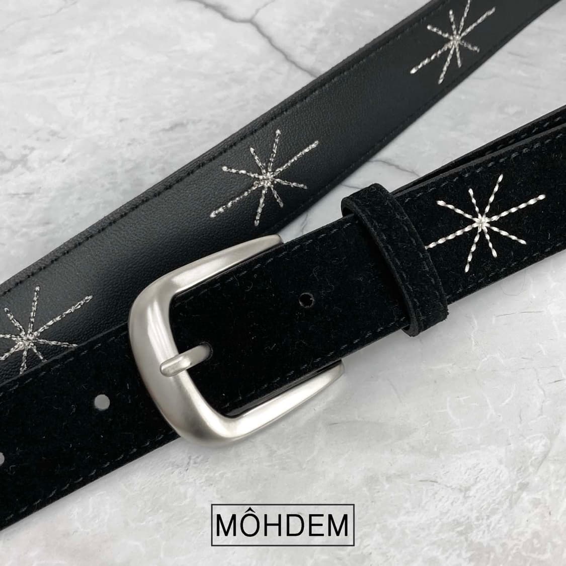 [Unisex] 샤이닝 자수 벨트 3컬러 상품이미지1