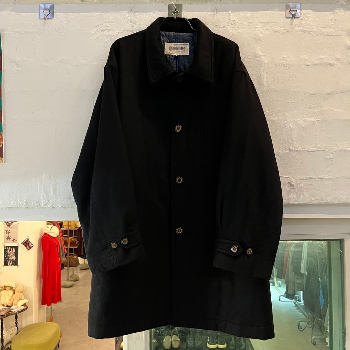 Friendly Original 캐시미어 싱글코트 네이비 L 상품이미지1