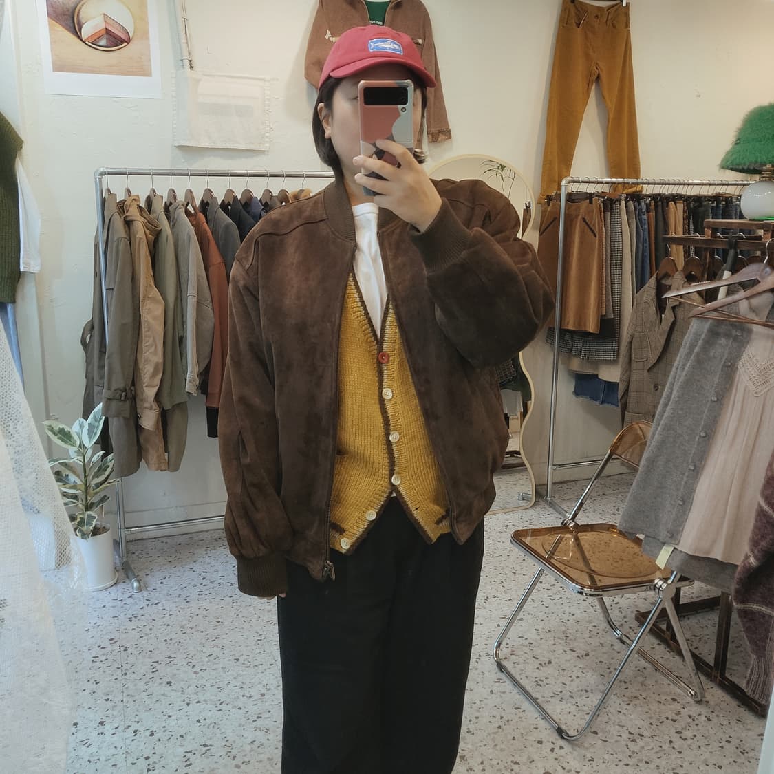 타운젠트 양가죽 스웨이드 봄버자켓 상품이미지7