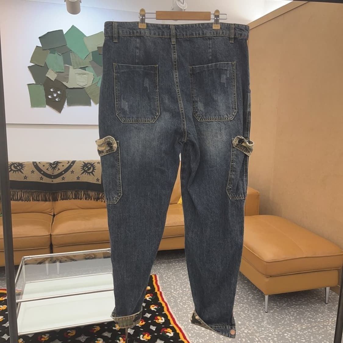 빈티지 카모 포인트 카고 데님 팬츠 36 C06468 상품이미지3