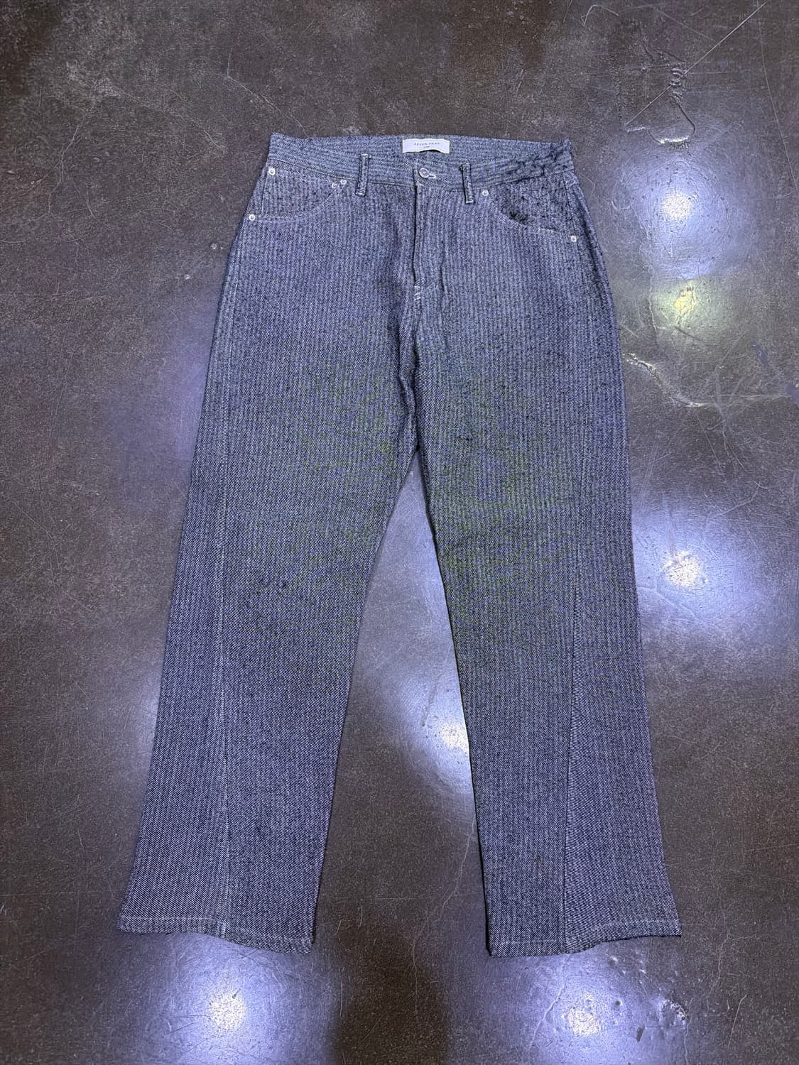 애프터프레이 스트레이크 오블리크 니팅 진 L 상품이미지5