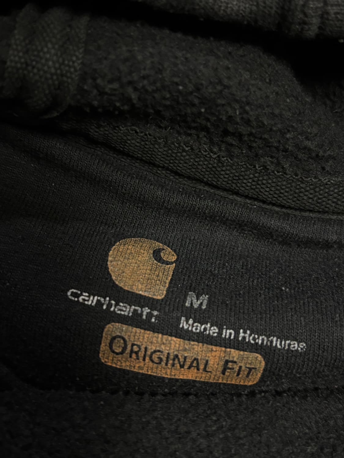 칼하트 블랙 오버핏 후드티 상품이미지6