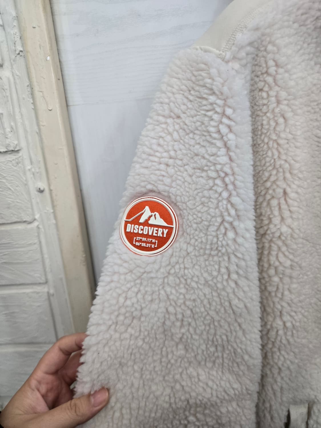 95,M)) Discovery 디스커버리 양털점퍼! 상태 굿굿굿! 상품이미지4