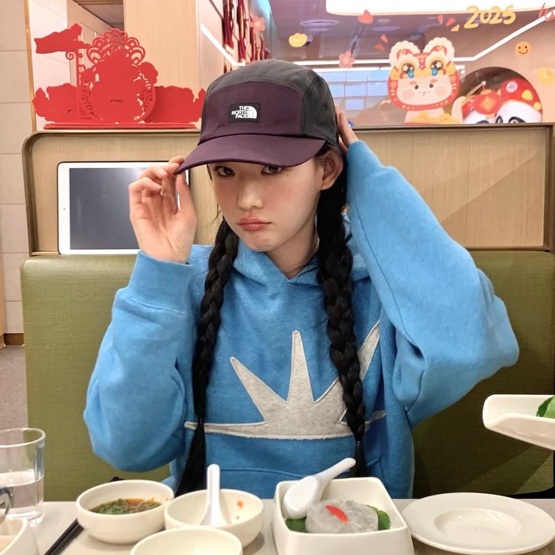 썬러브 후드티 블루 L 상품이미지2