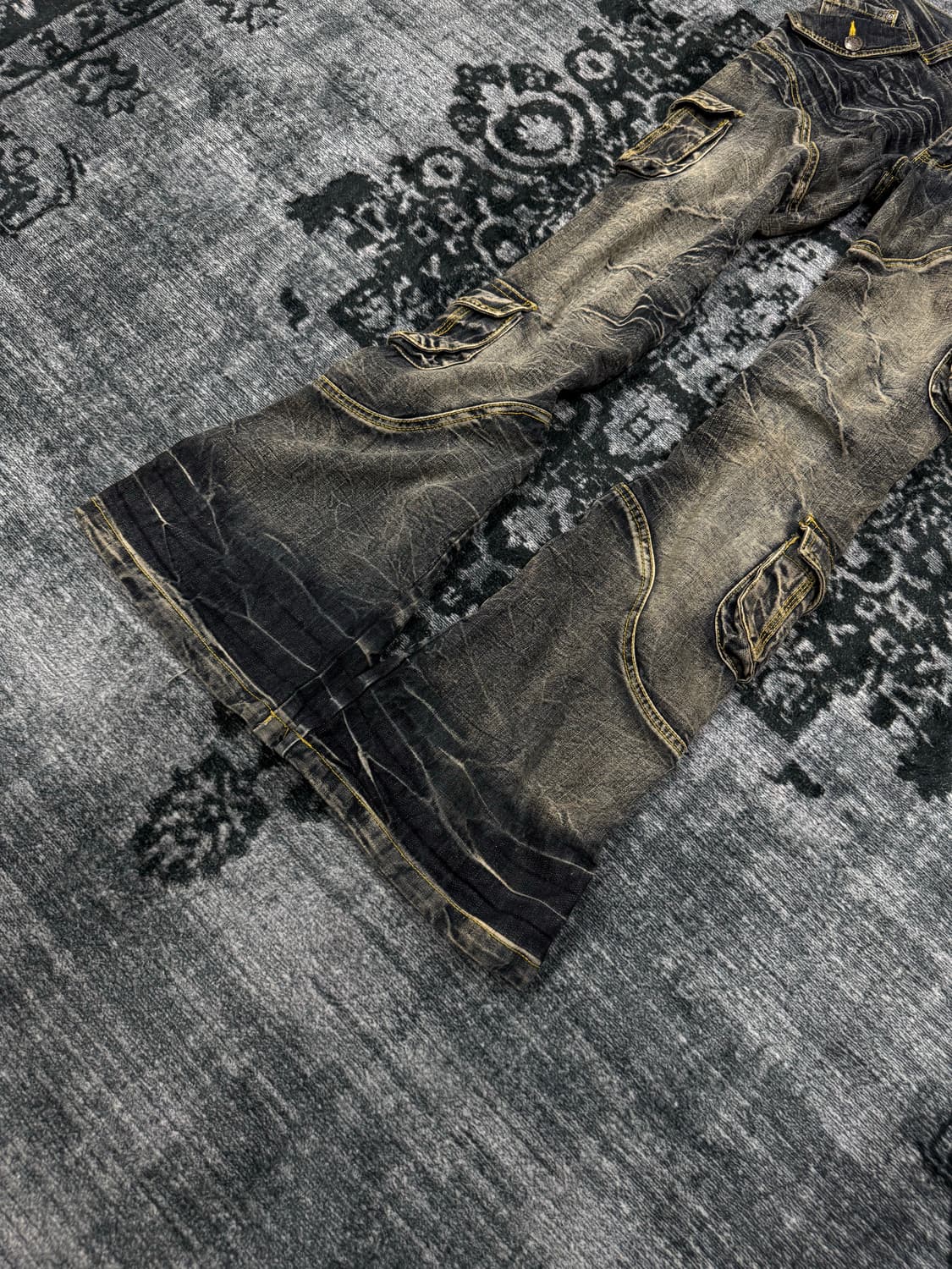 Lowbox 00s grunge washing boots cut deni 상품이미지6