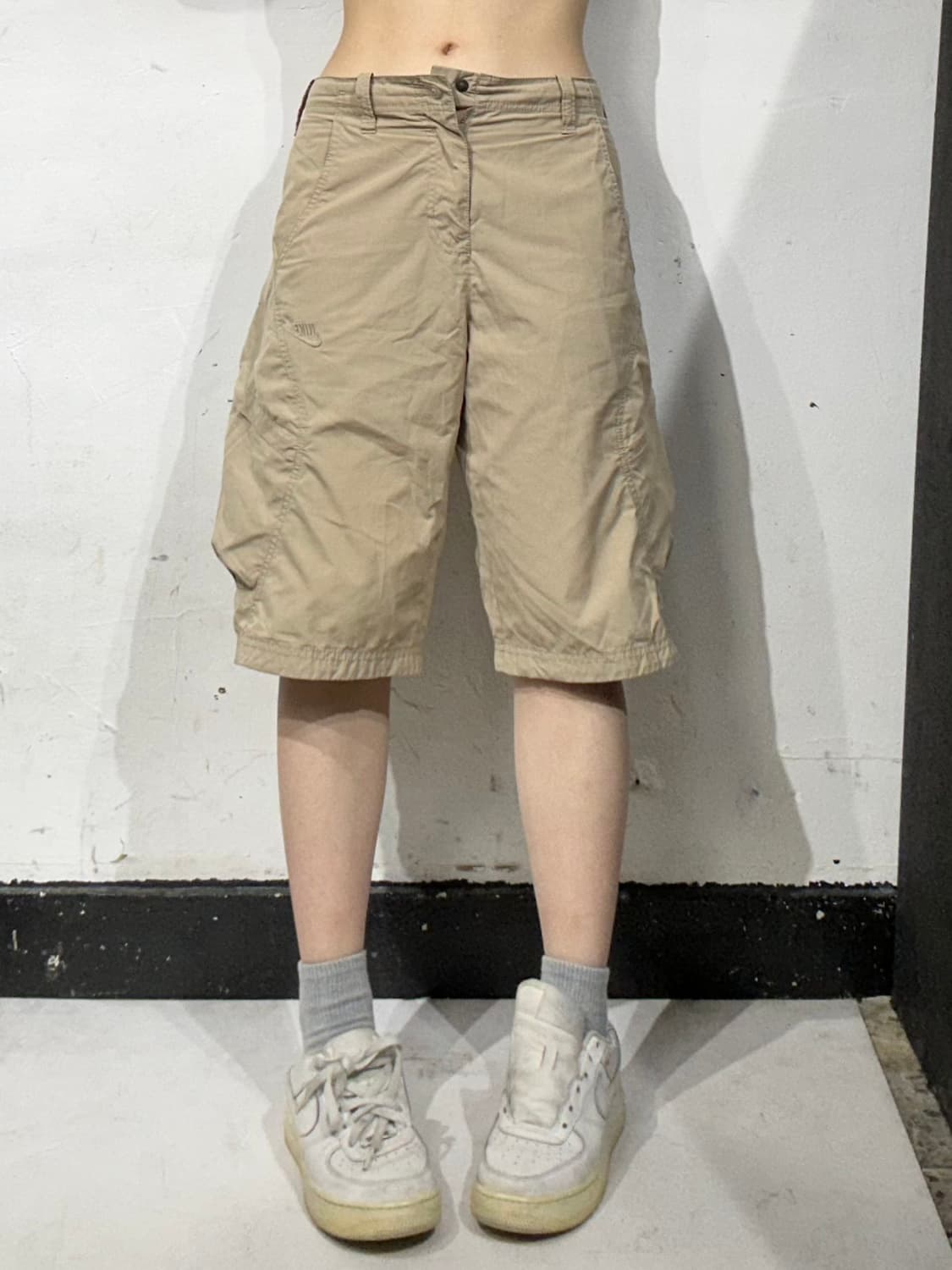 나이키 베이지 하프 카고 팬츠 버뮤다 반바지 L 상품이미지2