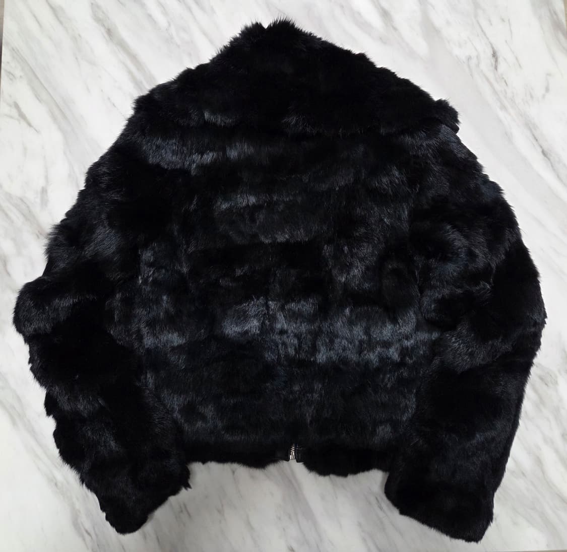 게스 블랙 퍼 자켓 상품이미지3