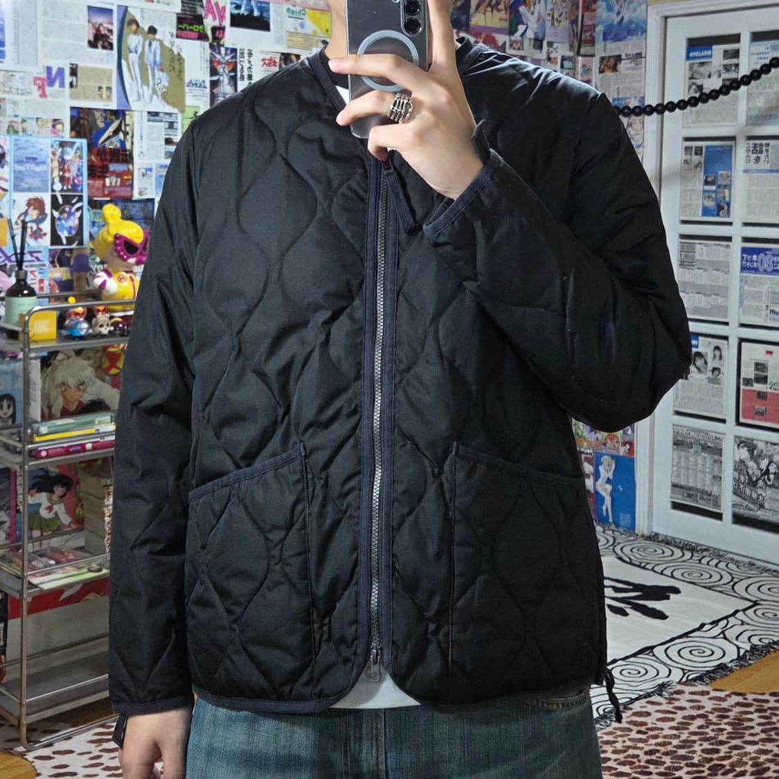 타이온 JPN 누빔 투웨이 경량 패딩 점퍼 상품이미지2