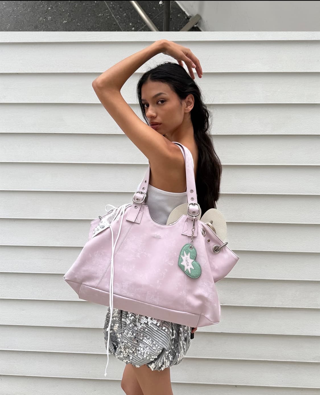 hieta becky bag (파우더핑크) 상품이미지2