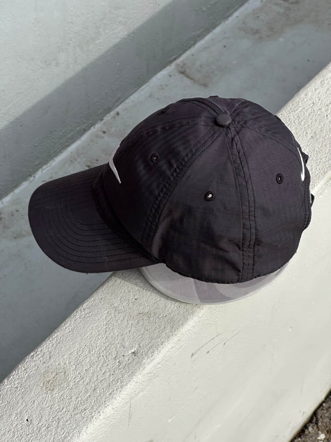 [F] 나이키 로고 레거시91 블랙 볼캡 모자 상품이미지3