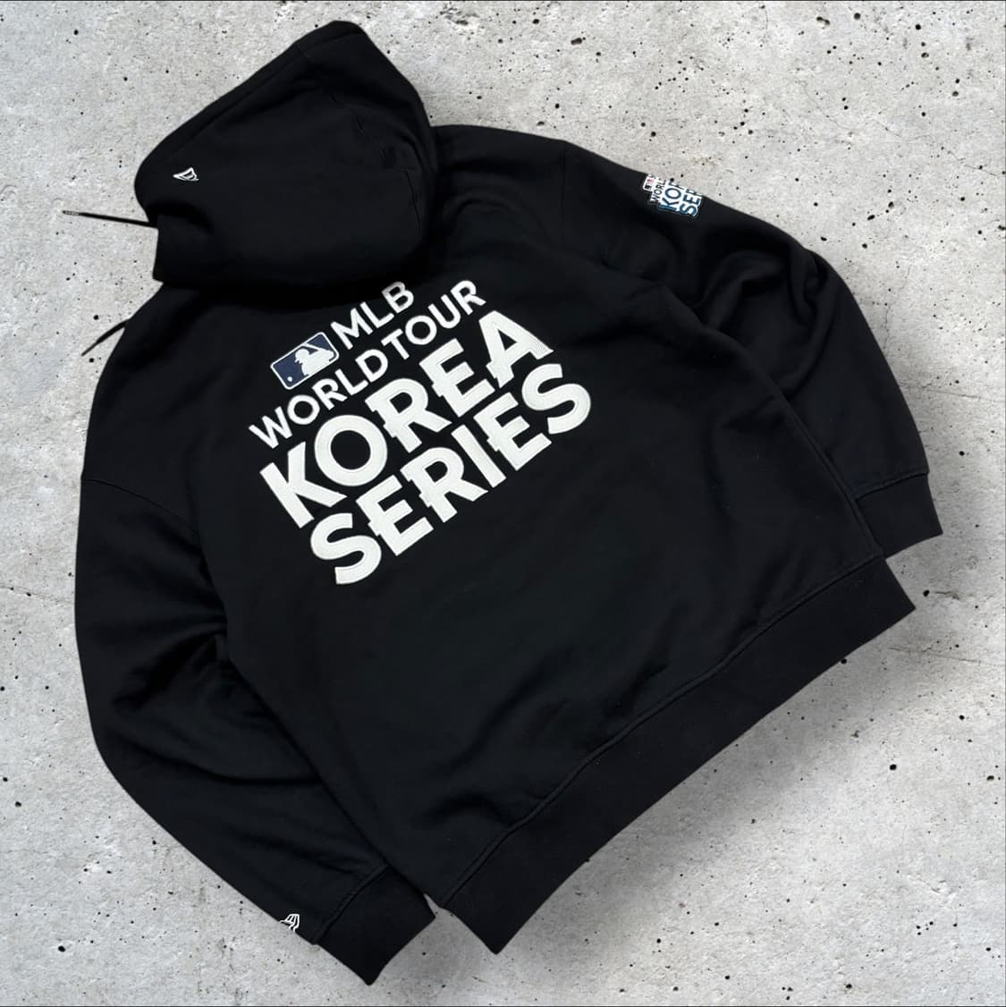 [95] 뉴에라 MLB 월드투어 코리아 시리즈 후드티 블랙 B771 상품이미지1