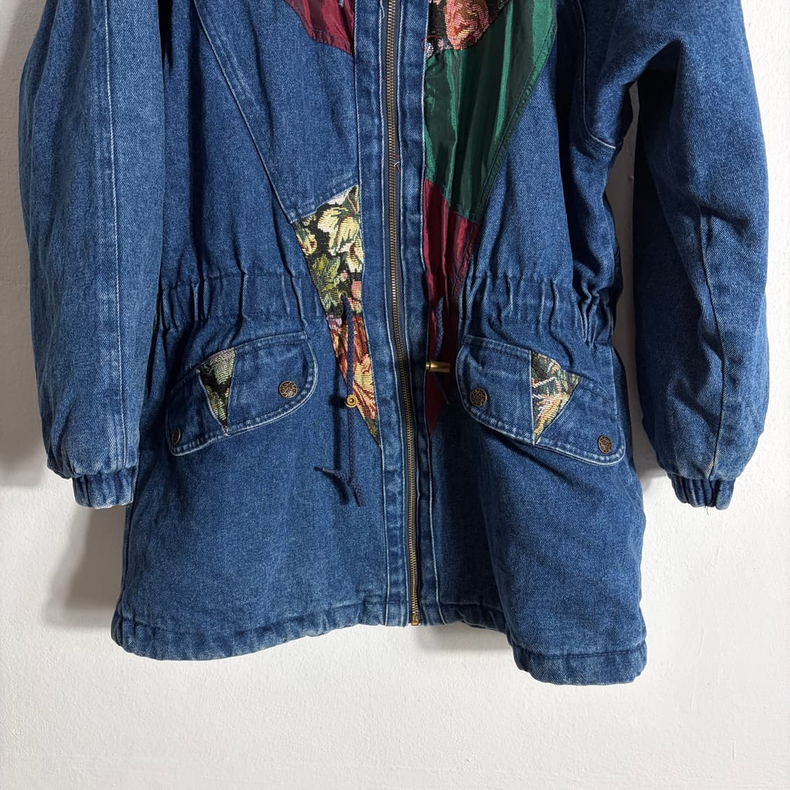 90s 듀노스 패치 데님 자켓(M) 상품이미지5