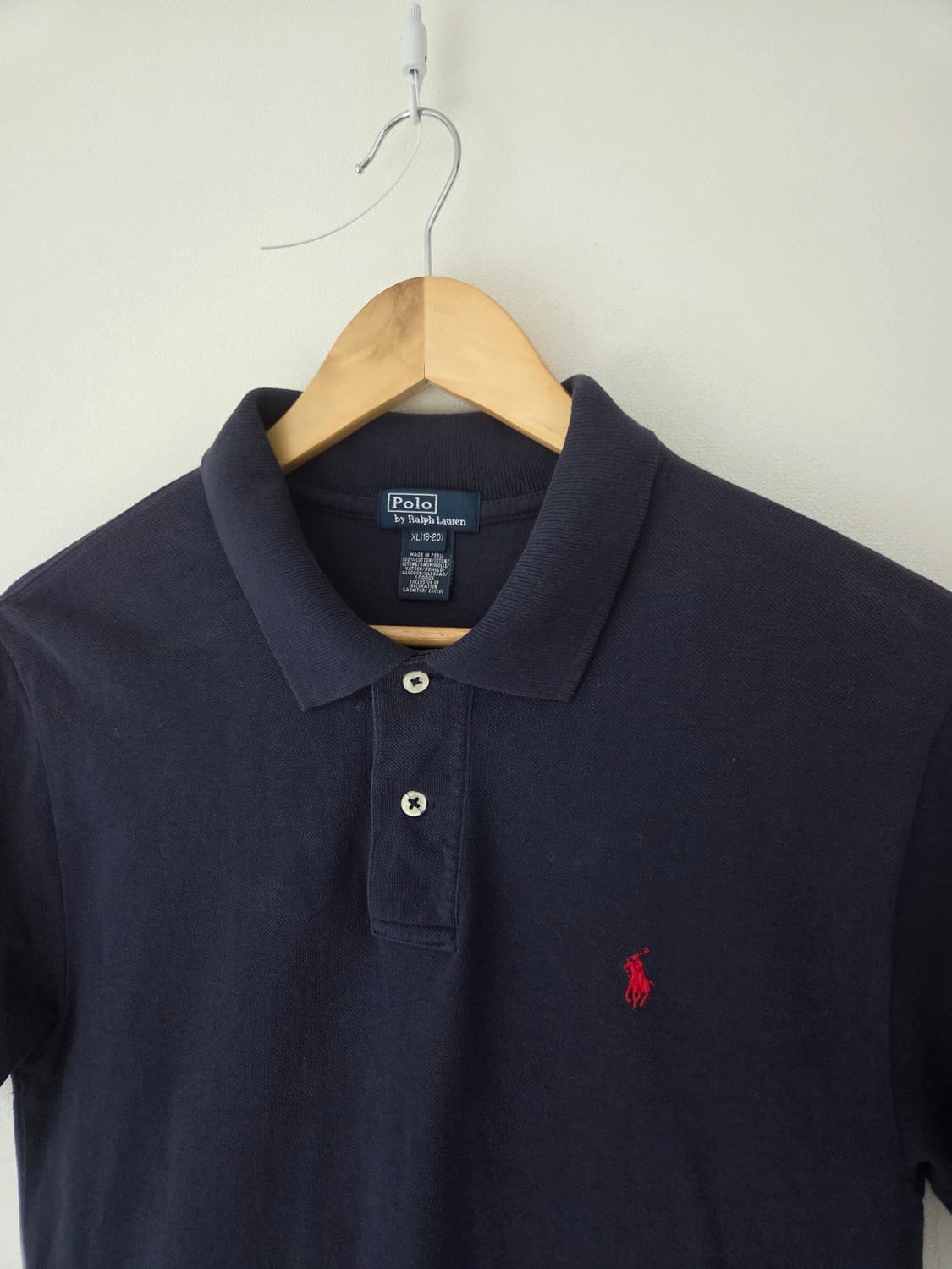 폴로랄프로렌 네이비 반팔카라티(95사이즈) 상품이미지4