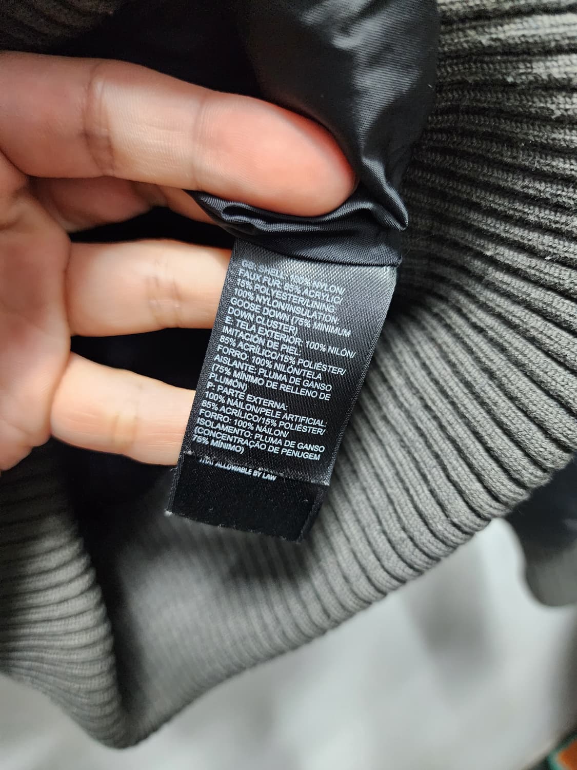 노스페이스 550 구스다운 Y2K 숏패딩 상품이미지5