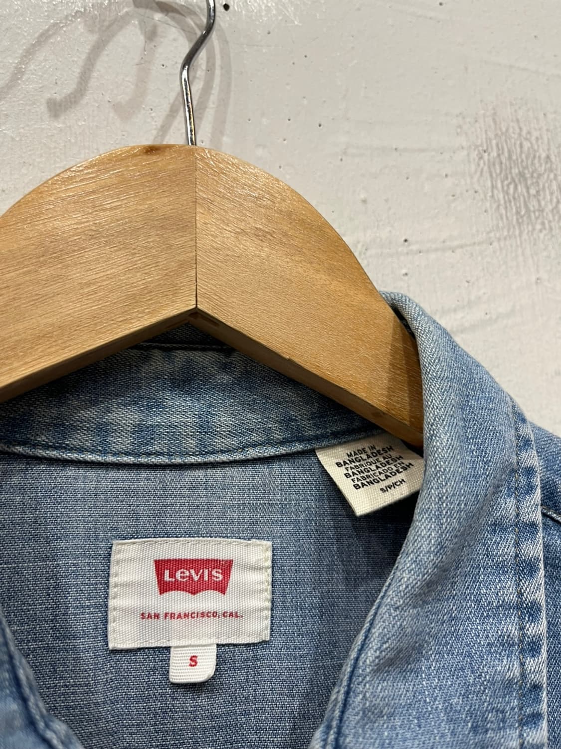 리바이스 데님 웨스턴 셔츠 S 상품이미지4