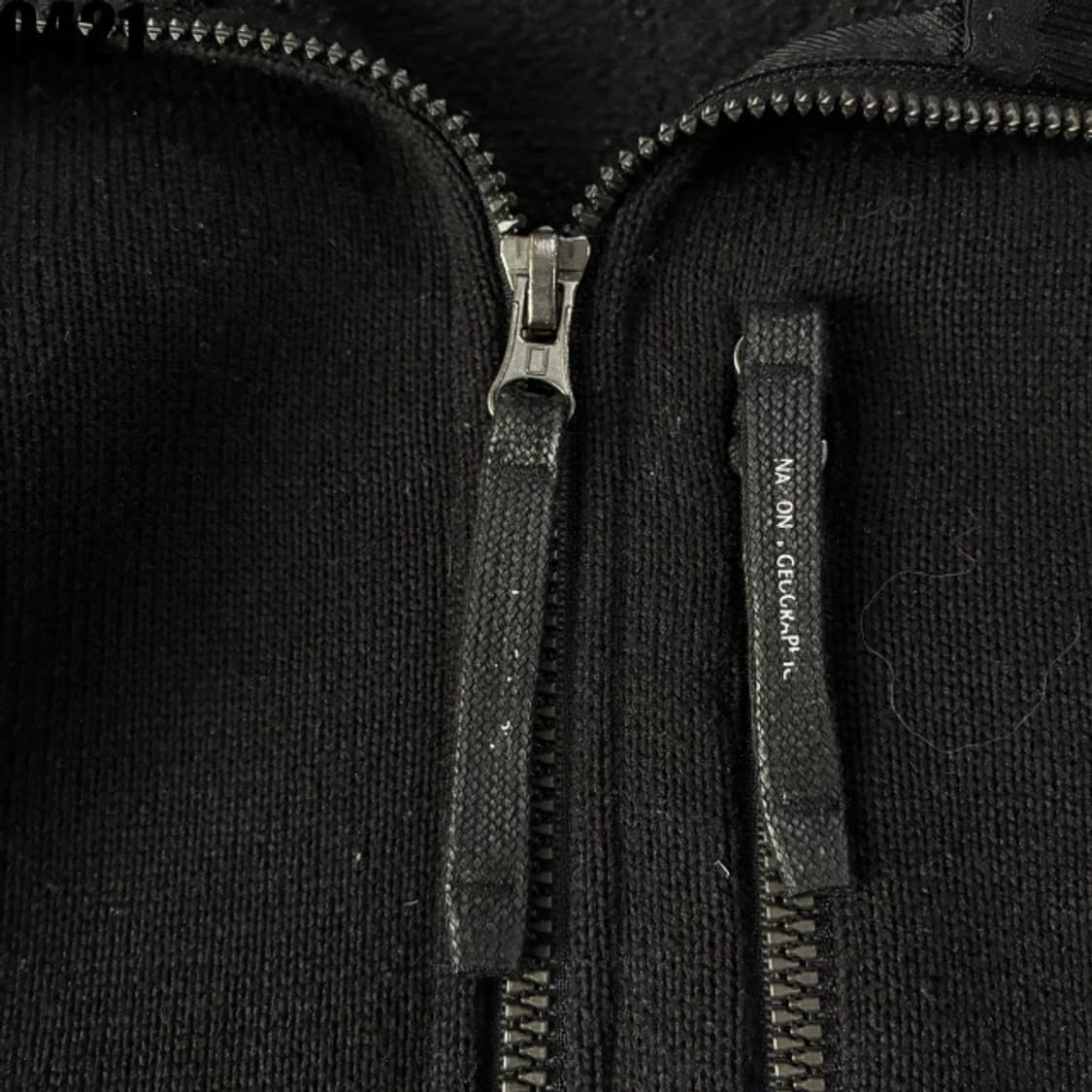 내셔널지오그래픽 검정색 집업 자켓 L 상품이미지4