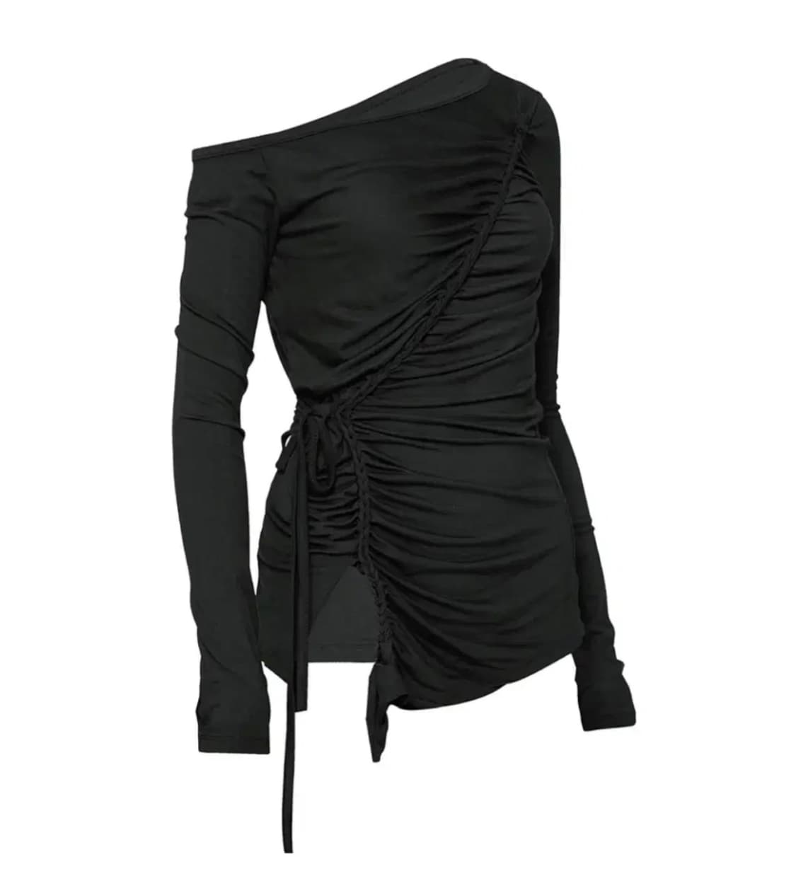 플레어업 Twisted One-Shoulder Long Sleeve 상품이미지1