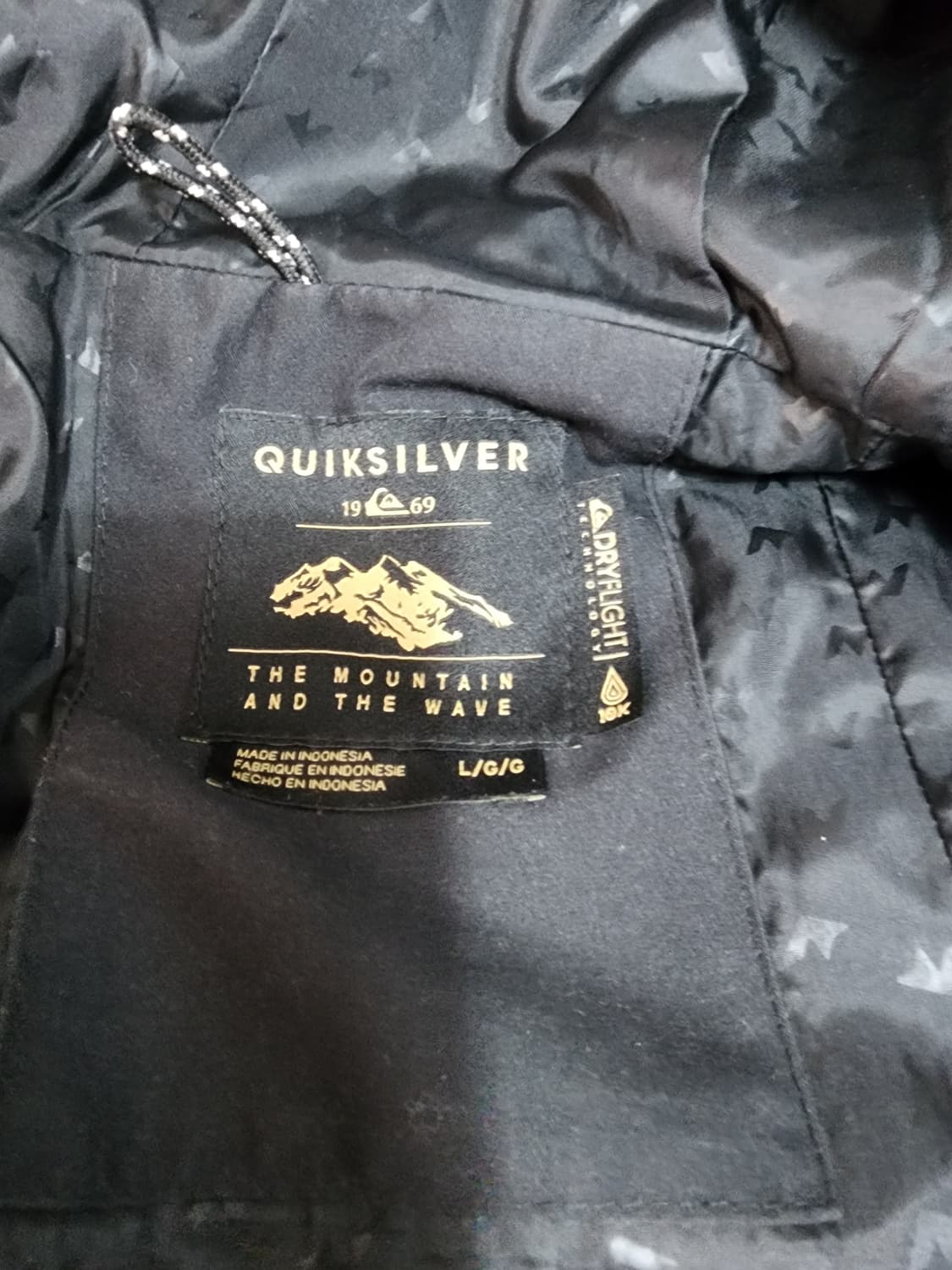 퀵실버 후드 보드복 자켓 블랙 상품이미지3