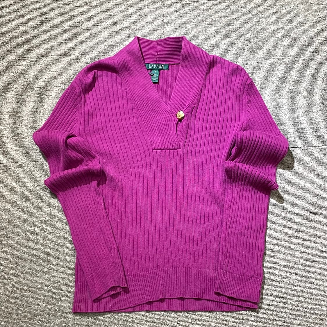 (M) LAUREN 로렌 랄프 로렌 숄카라 니트 상품이미지3