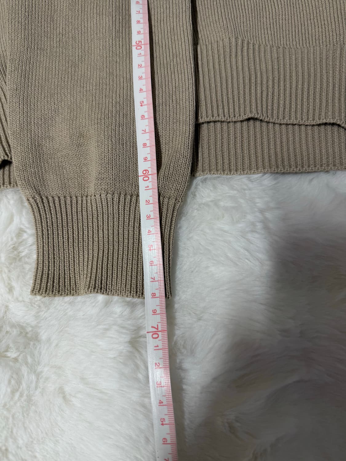 [L] 메종 마르지엘라 2014 10번 브이넥 니트 베이지 상품이미지10