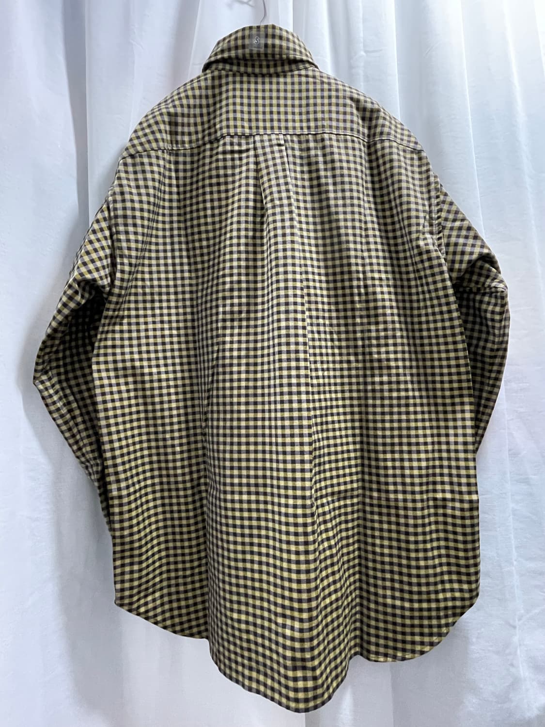 유니클로U/ 트윌오버사이즈셔츠 옐로우/ S 상품이미지2