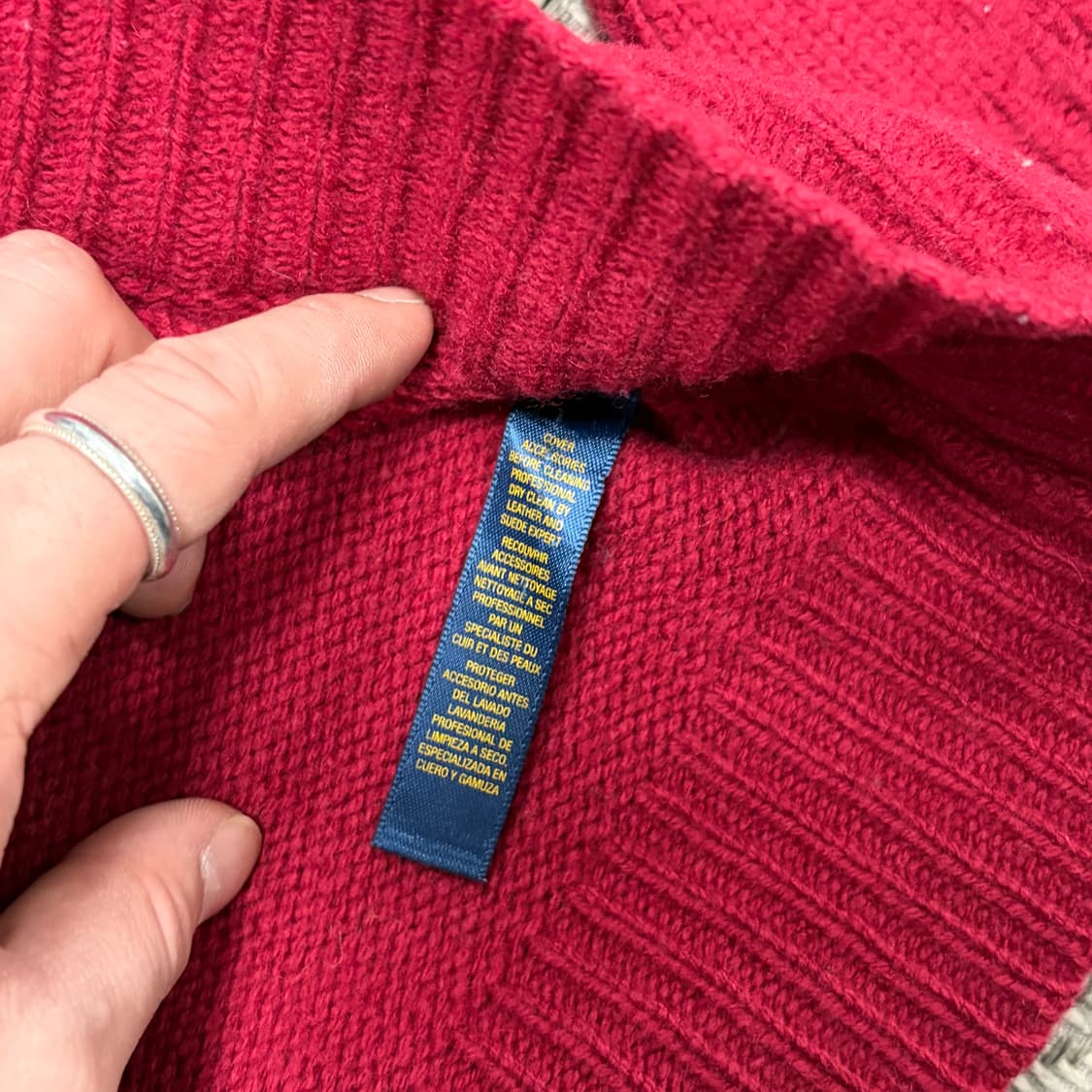 랄프로렌 럭비 엘보패치 니트 v1008 상품이미지6