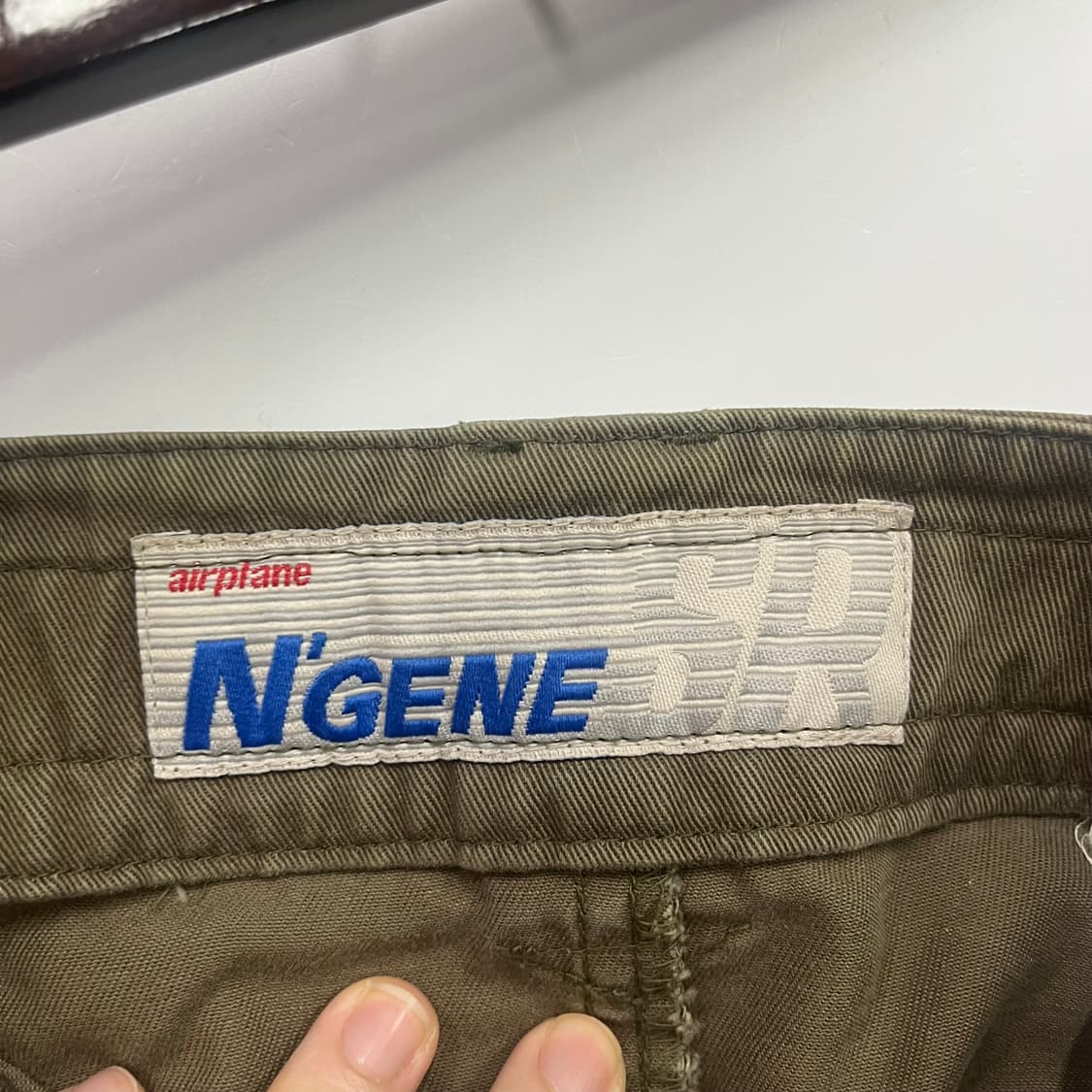 빈티지 브라운 카키 카고 스커트 상품이미지4
