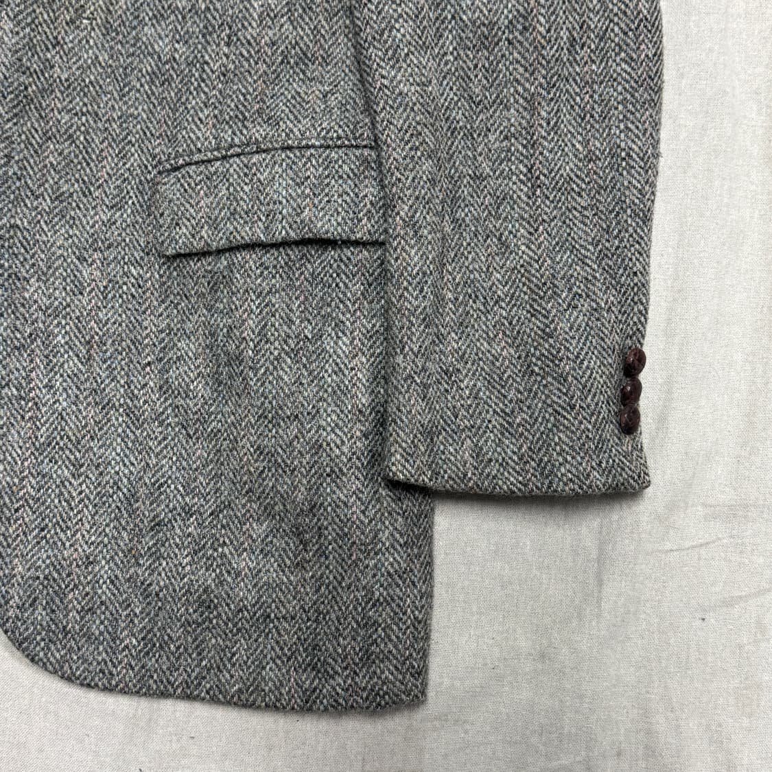 해리스트위드 헤링본 자켓 100~ 상품이미지3