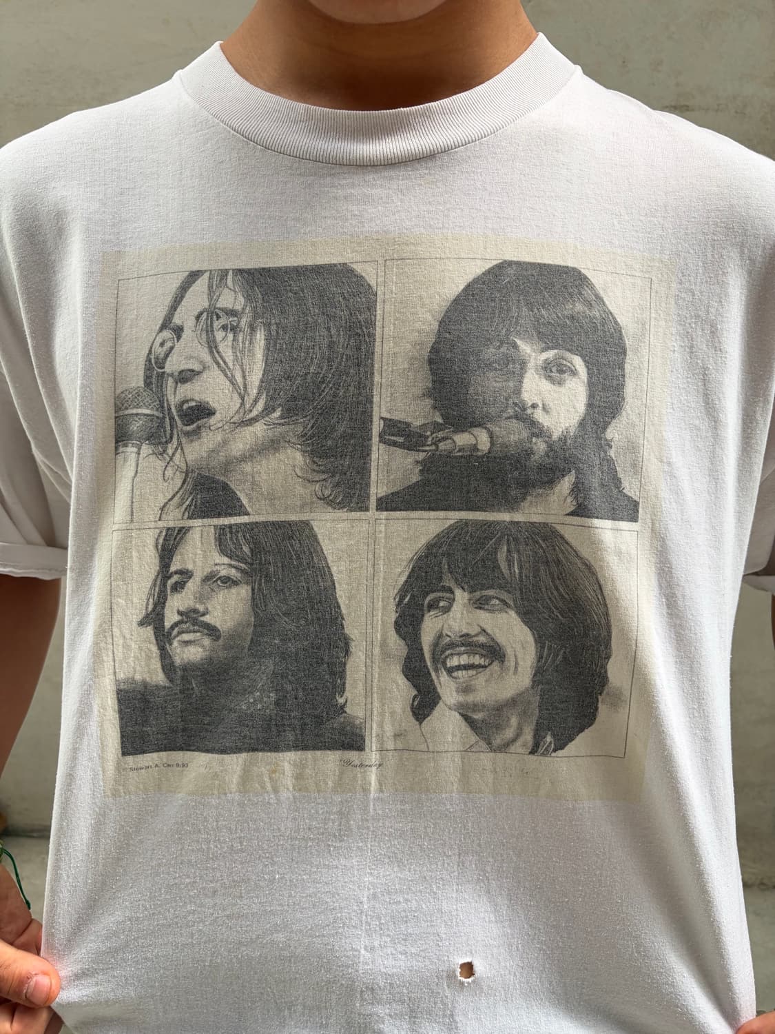 90’s Beatles Yesterday album artwork T 상품이미지4