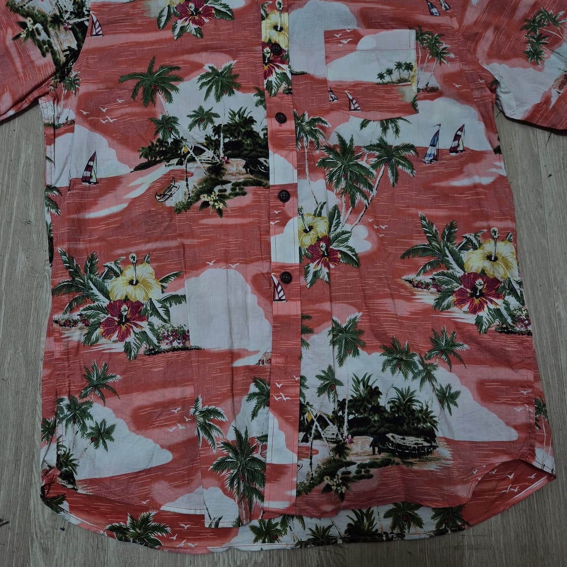 TRAD CLUB 트랜드 클럽 하와이안 반팔 셔츠 L(100) 상품이미지3