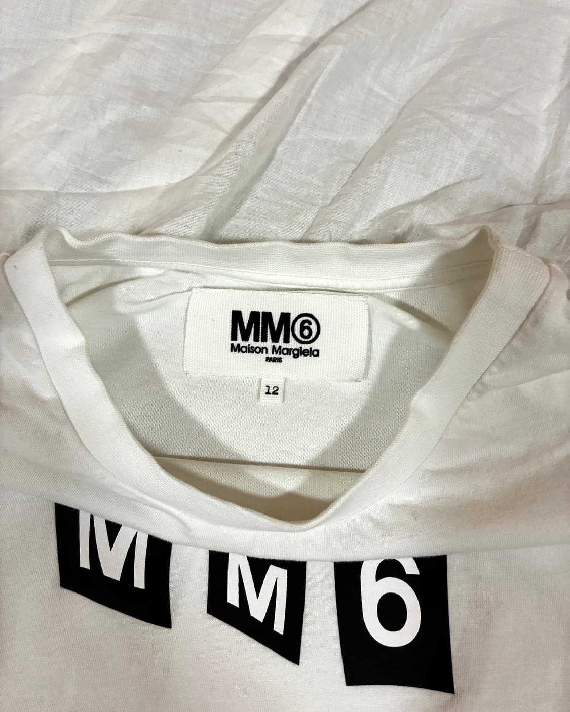MM6 메종 마르지엘라 로고 티셔츠 상품이미지2