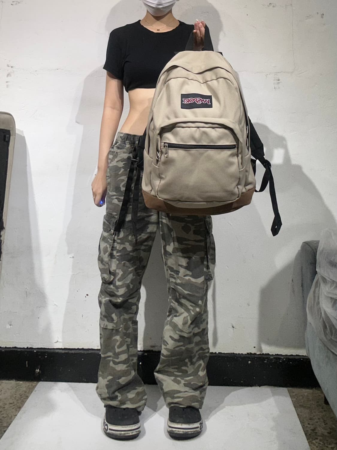 잔스포츠 연베이지 백팩 가방  상품이미지2