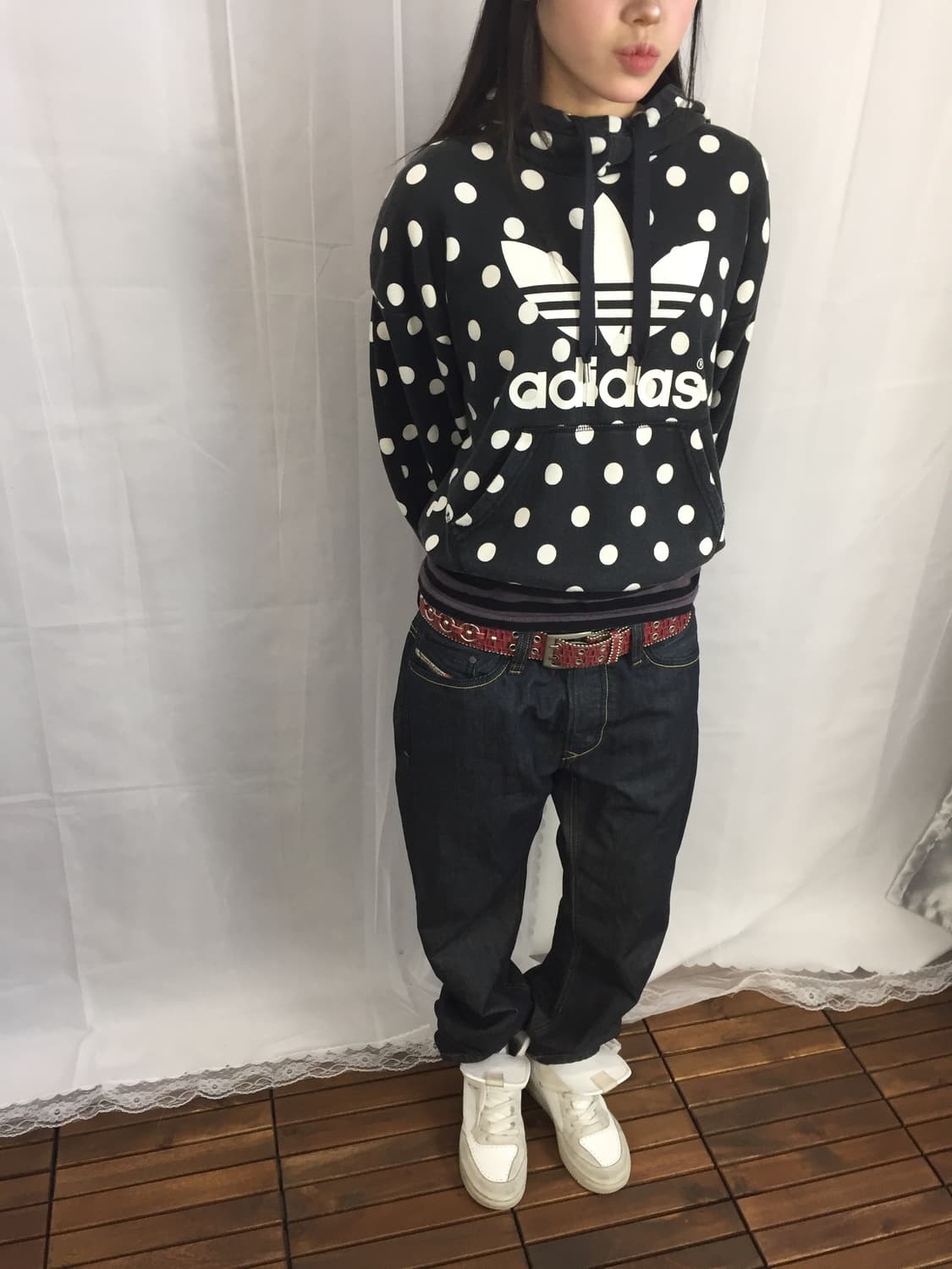 Adidas Originals Polka Dot Hoodie 상품이미지1