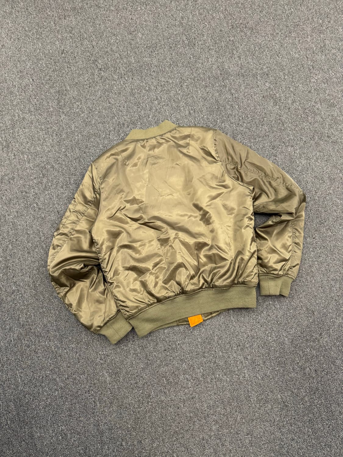 L)E.pattack 빈티지 올리브 MA-1 항공점퍼(지퍼) 상품이미지5