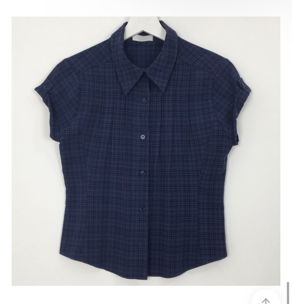 더기 롤업 핀턱 반팔 셔츠 상품이미지4